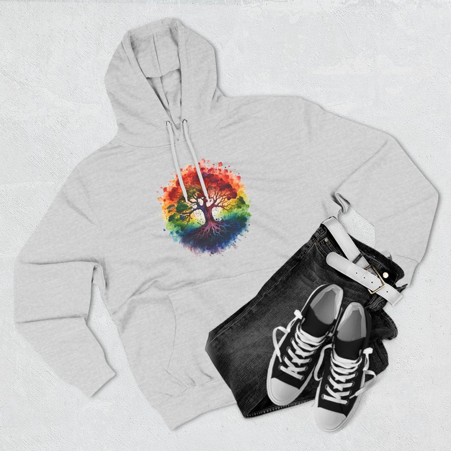 Color Oak Tree Hoodie