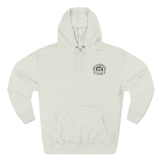 Personlised Name & Number Football and Chill Hoodie