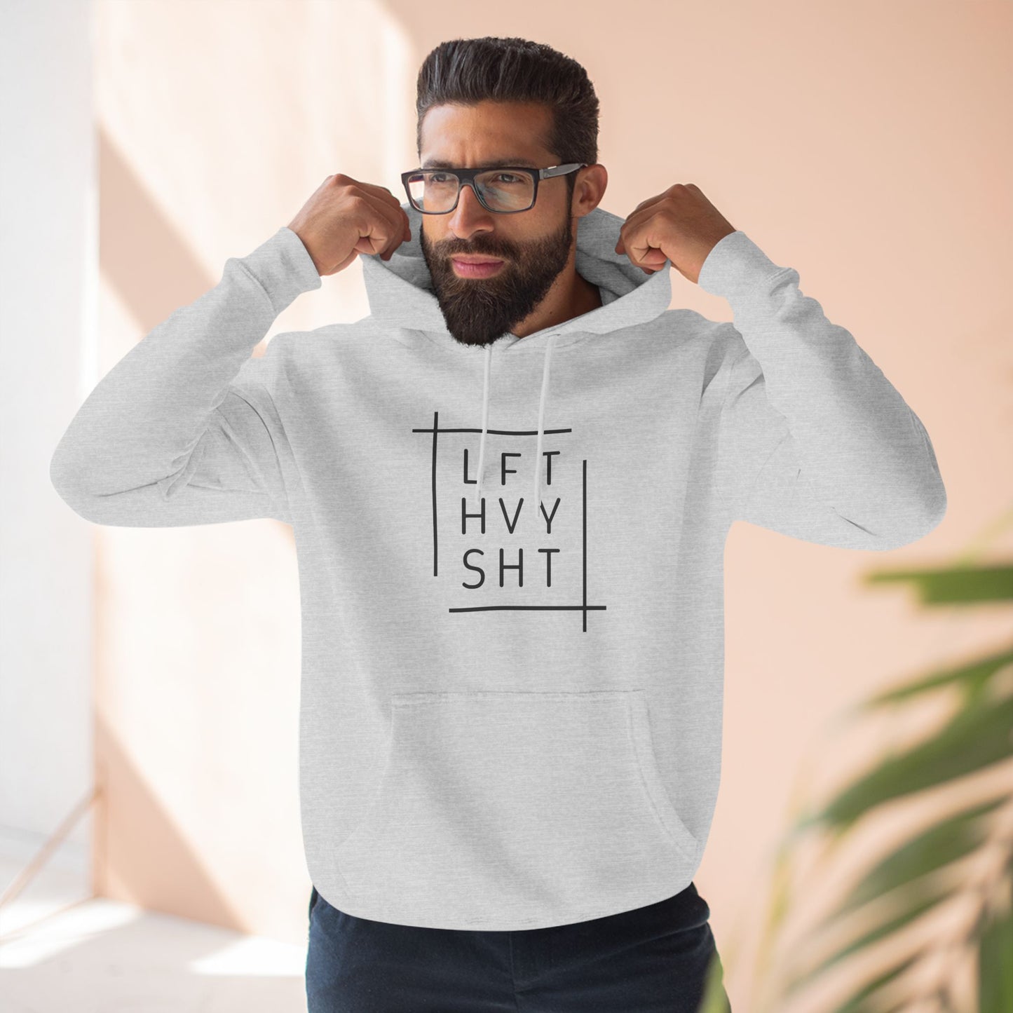 LFT HVY SHT Funny Workout Hoodie