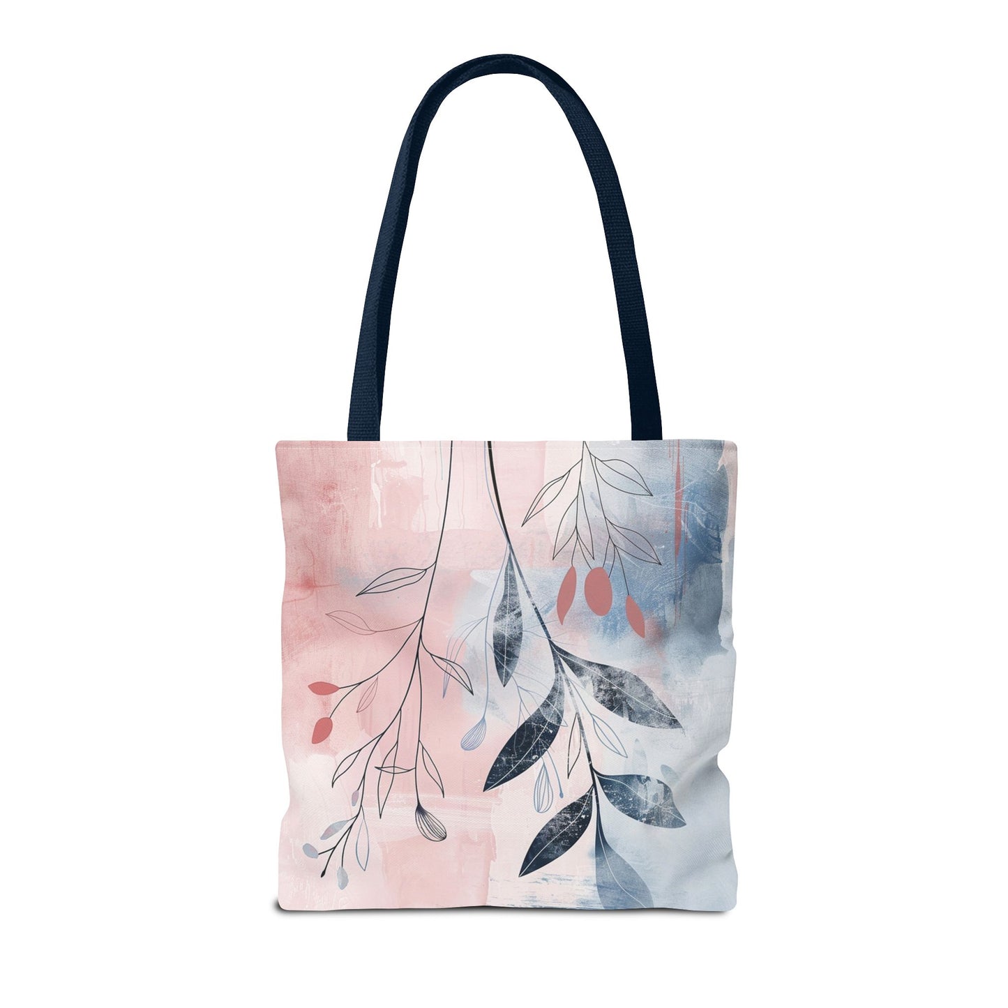 Personlized Name Number Football Pink Florist ToteBag