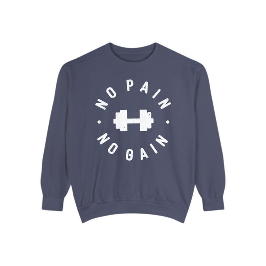 No Pain No Gain Dumbbell Sweatshirt