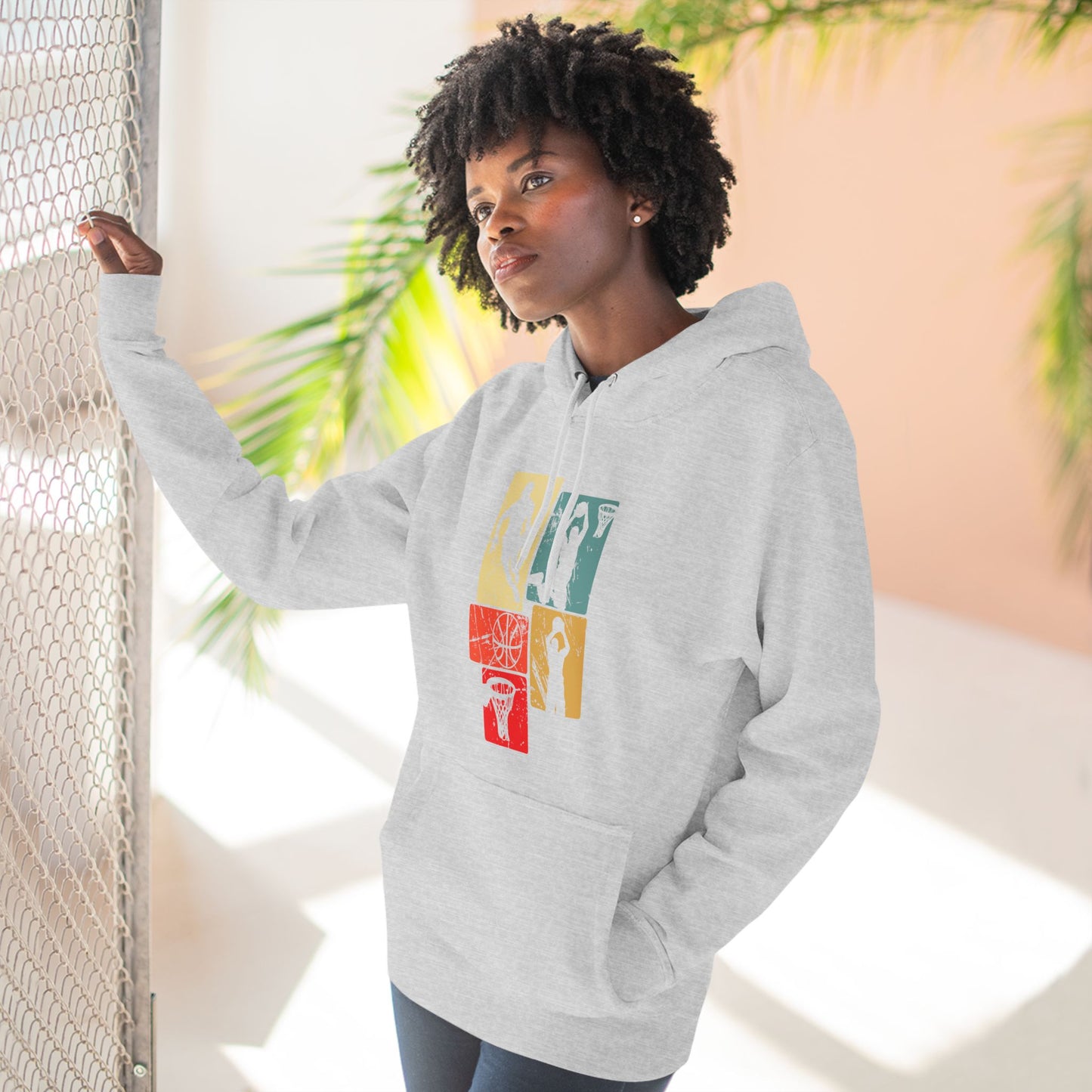 Retro Anime Basketball Vibes Hoodie