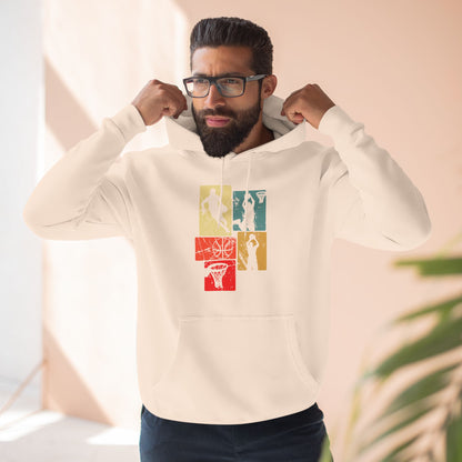 Retro Anime Basketball Vibes Hoodie