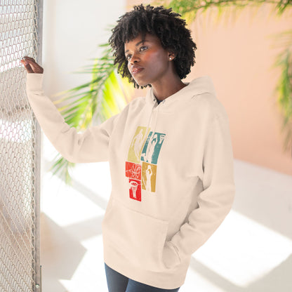 Retro Anime Basketball Vibes Hoodie