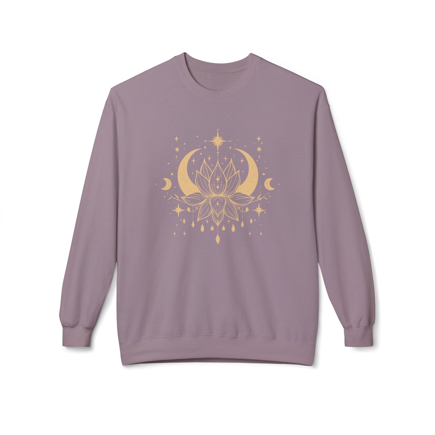 Mandala Lotus and Moon Hoodie