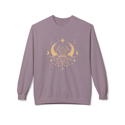 Mandala Lotus and Moon Hoodie