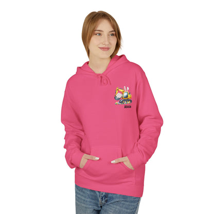 Personalized Athletic Bunny 💪🐇 Hoodie