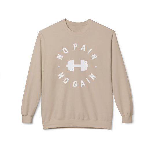 No Pain No Gain Dumbbell Sweatshirt