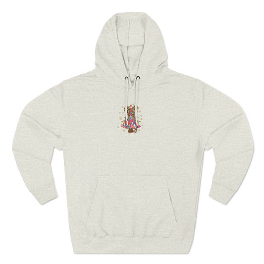 Pink Christmas Tree Sport Hoodie