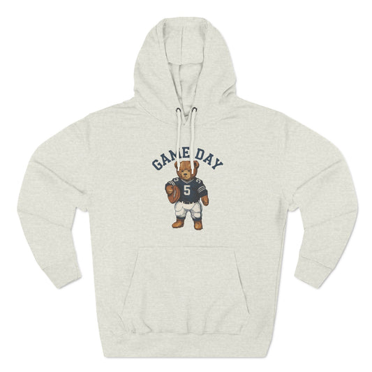 Cute Bear Game Day Football Hoodie