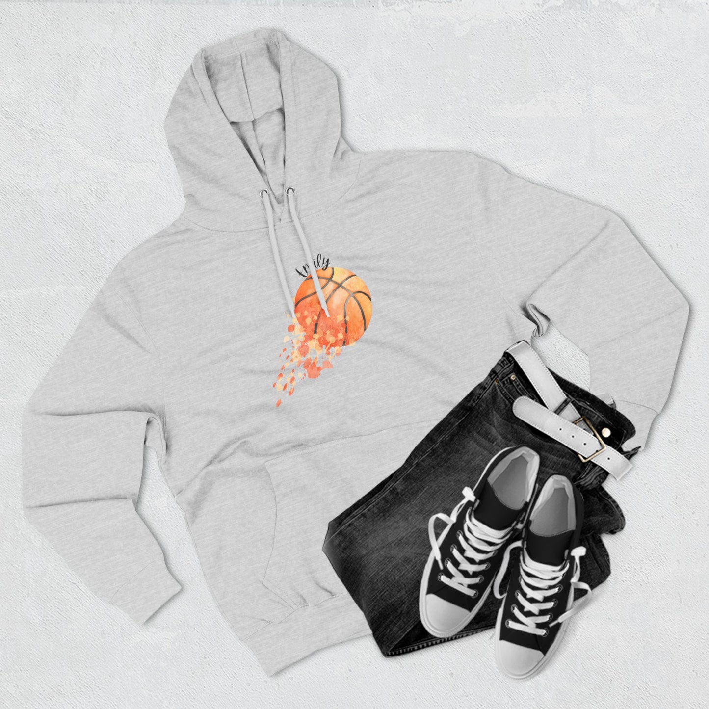 Personalized Name Basketball Shoot Hoodie