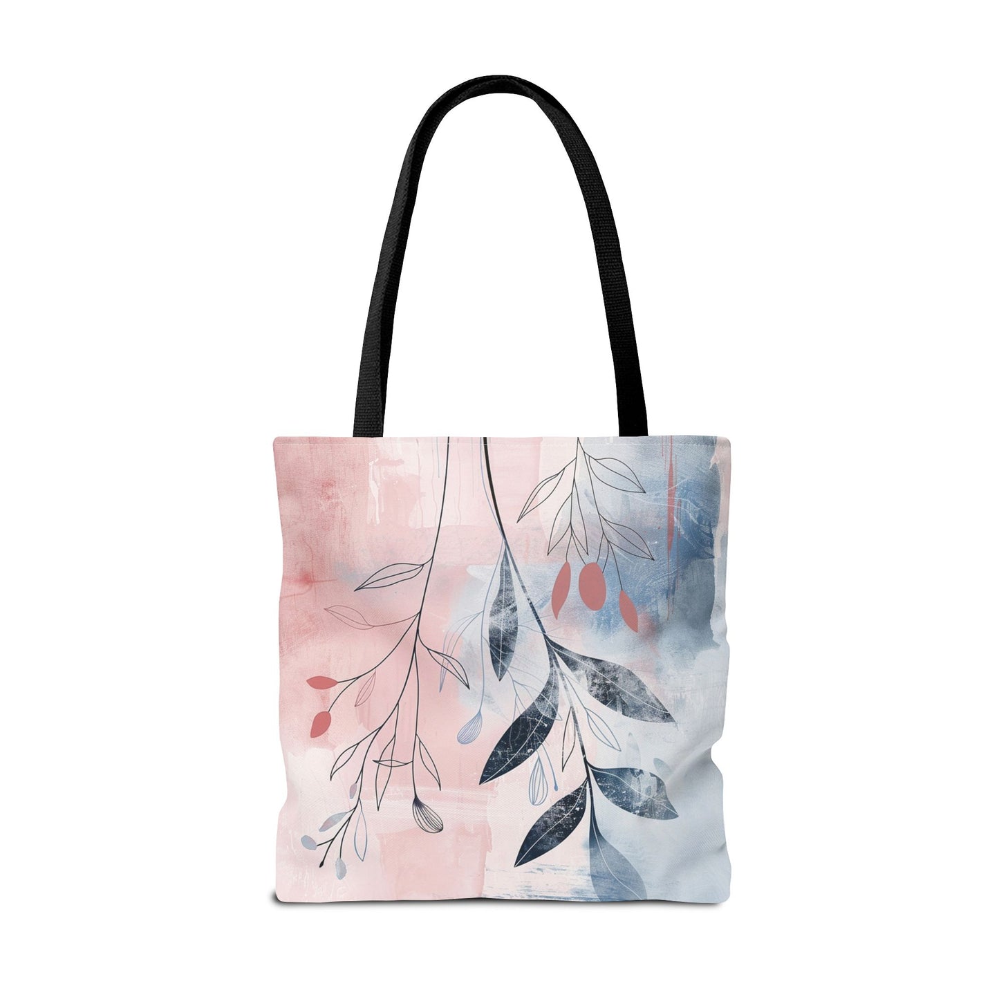 Personlized Name Number Football Pink Florist ToteBag