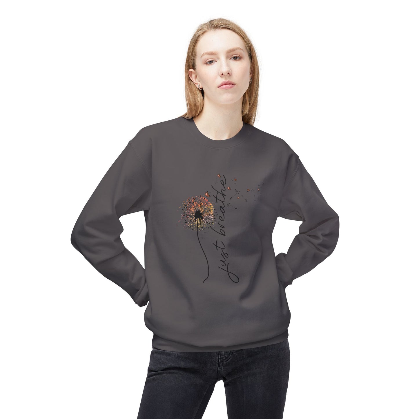 Just Breathe Dandelions Sweatshirt