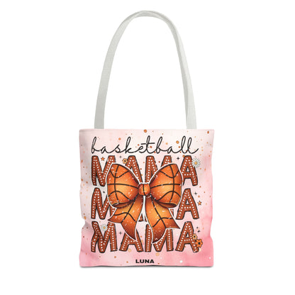 Personlized Name Sweet Basketball Mama Tote Bag