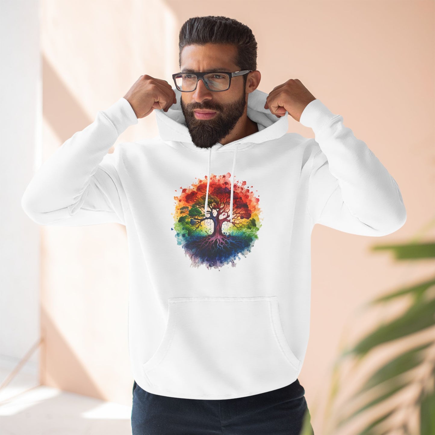 Color Oak Tree Hoodie