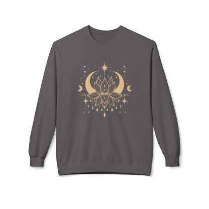 Mandala Lotus and Moon Hoodie