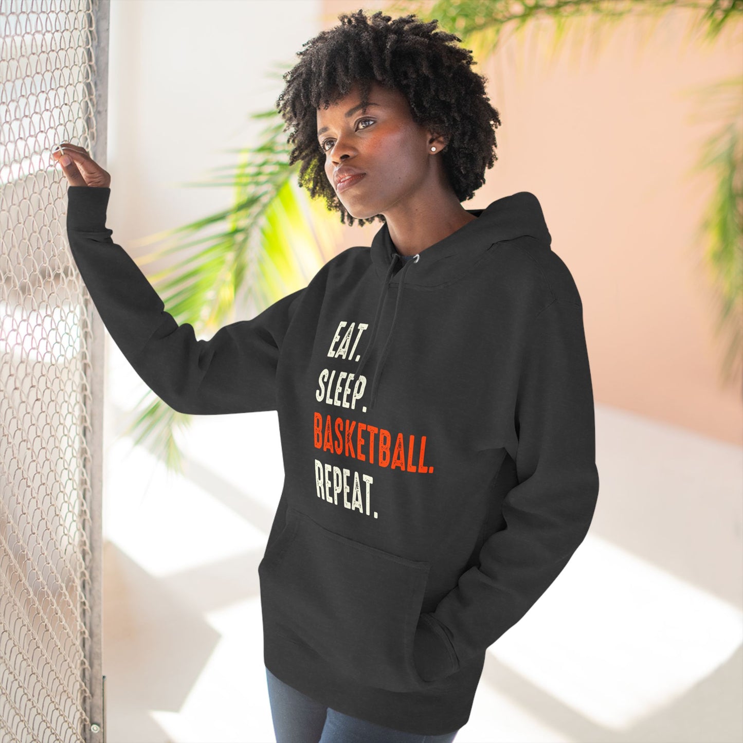 Eat Sleep Basketball Repeat Hoodie