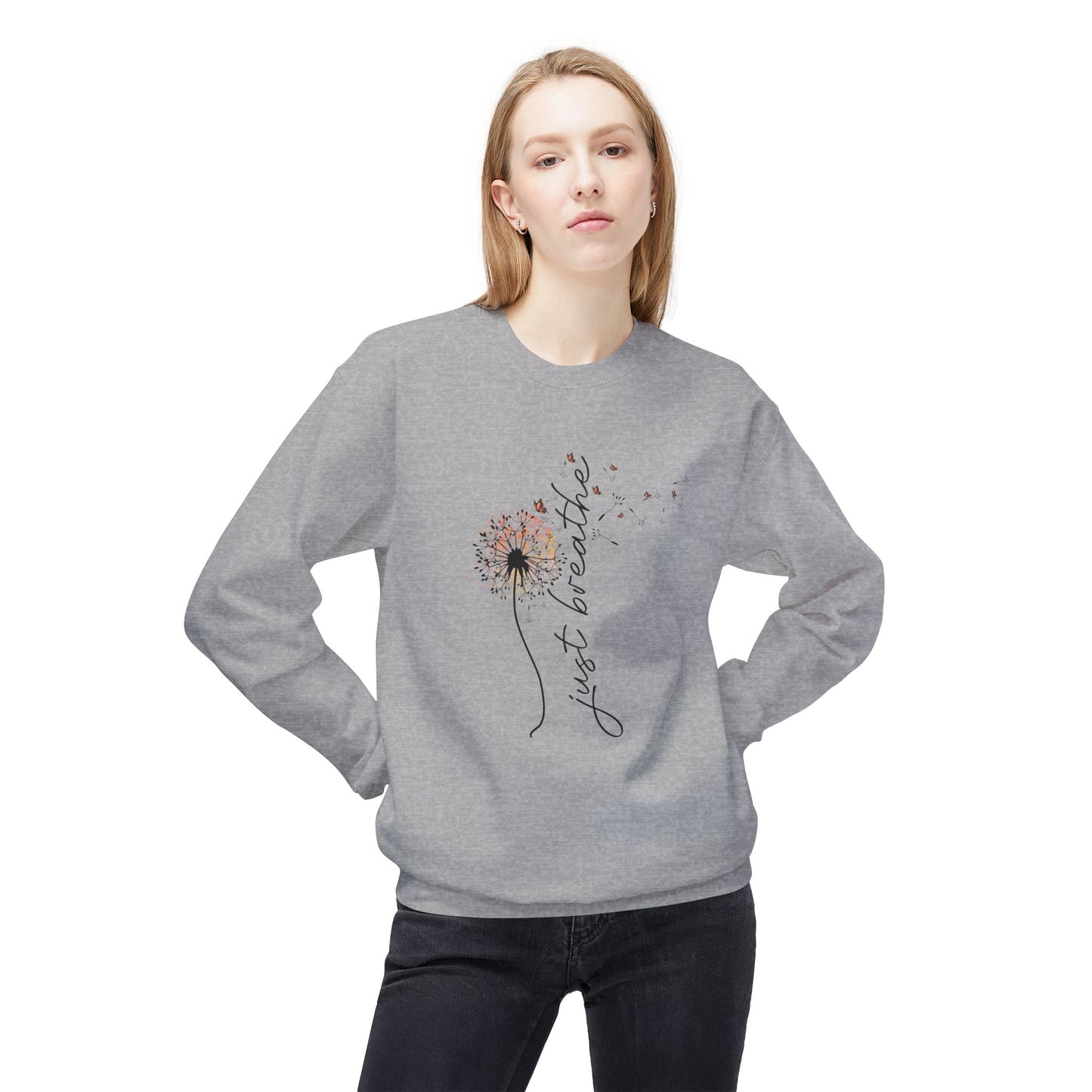 Just Breathe Dandelions Sweatshirt