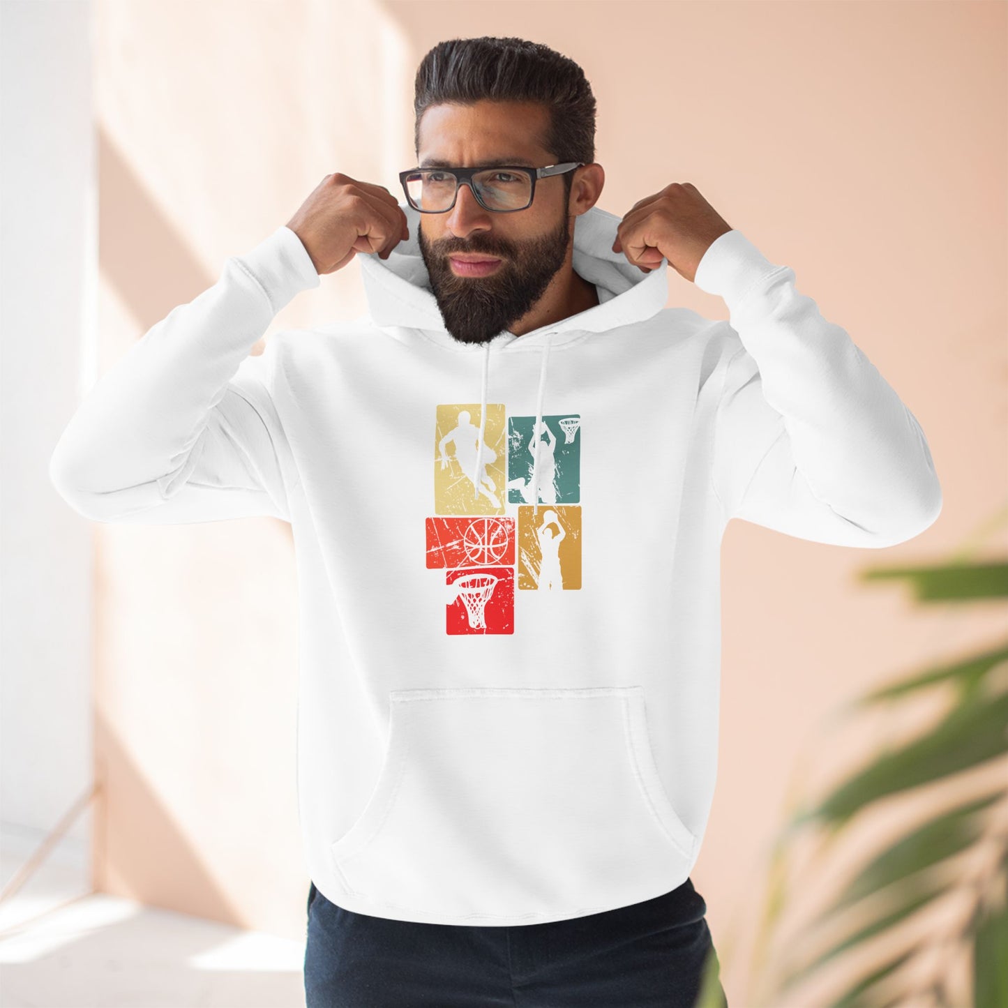 Retro Anime Basketball Vibes Hoodie