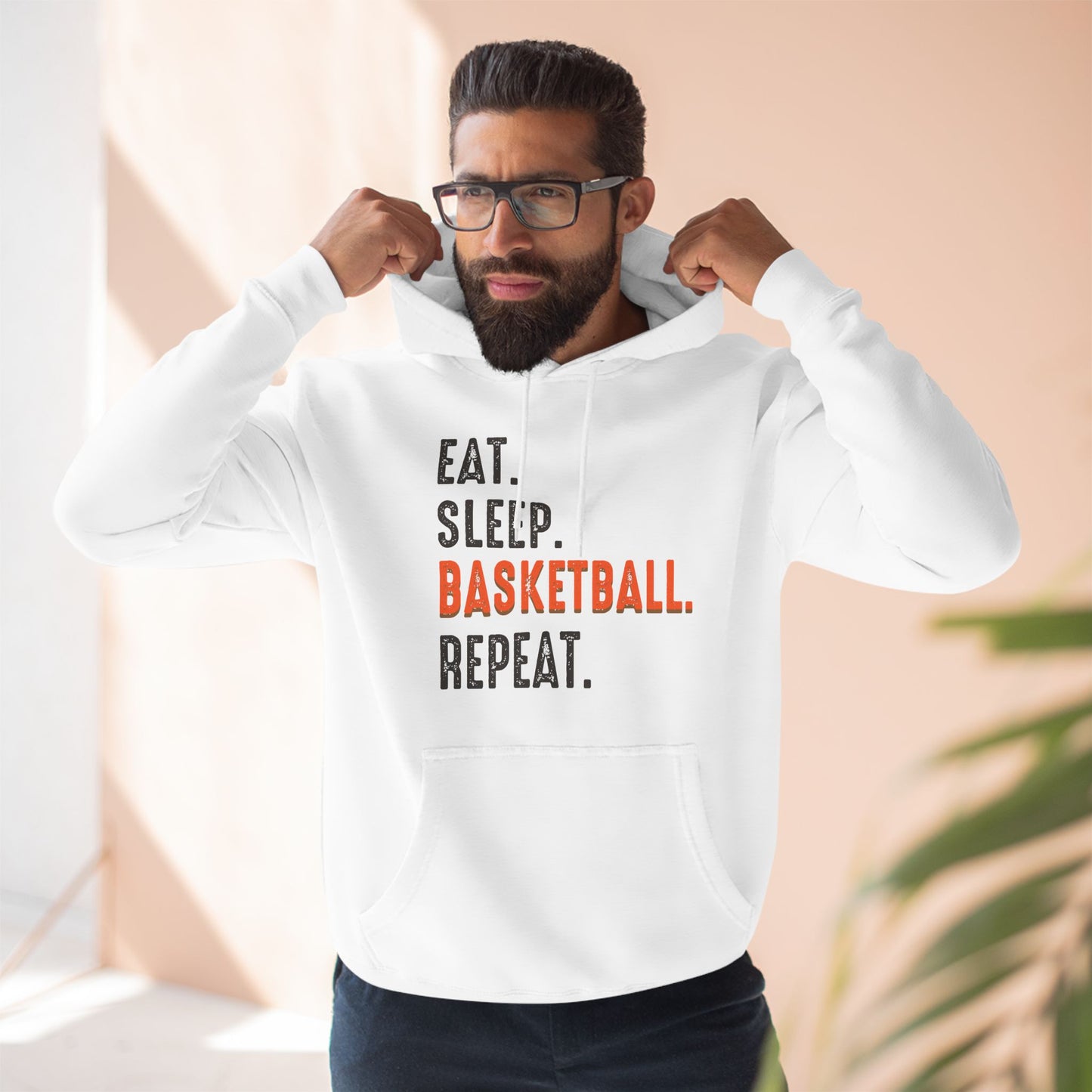 Eat Sleep Basketball Repeat Hoodie