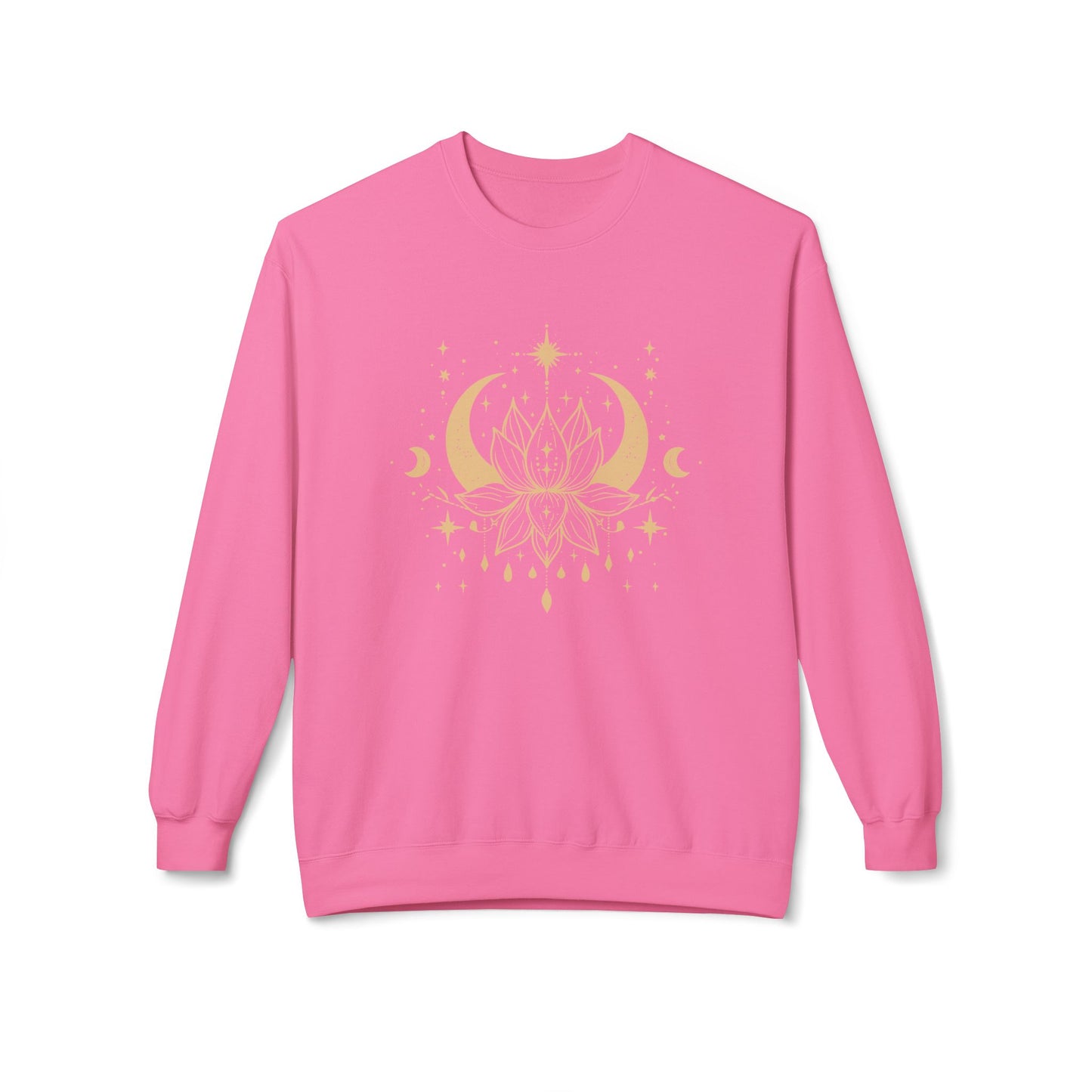 Mandala Lotus and Moon Hoodie