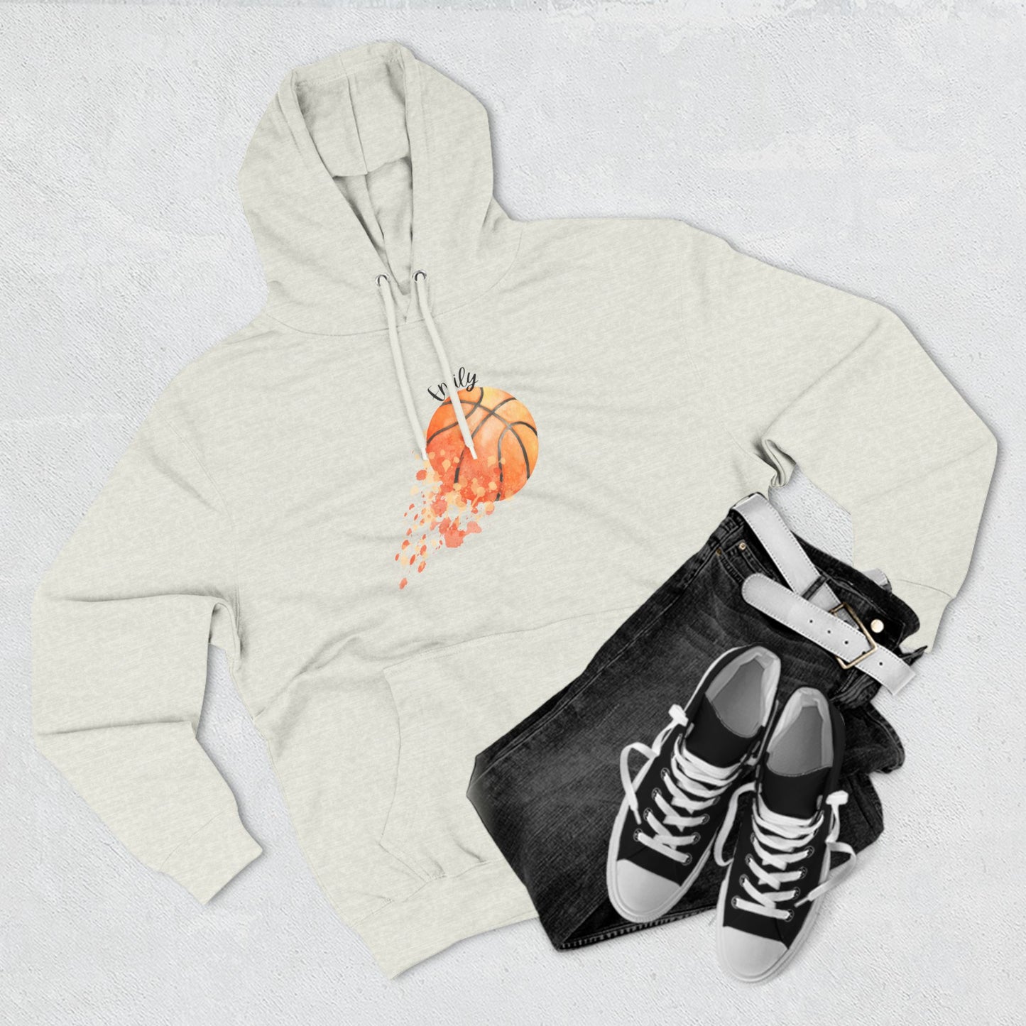 Personalized Name Basketball Shoot Hoodie