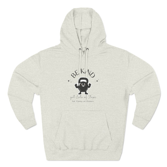 Be Kind Funny Kettlebell Hoodie