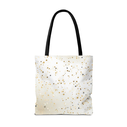 Born to play Basketball Personalised Tote Bag scattered gold star