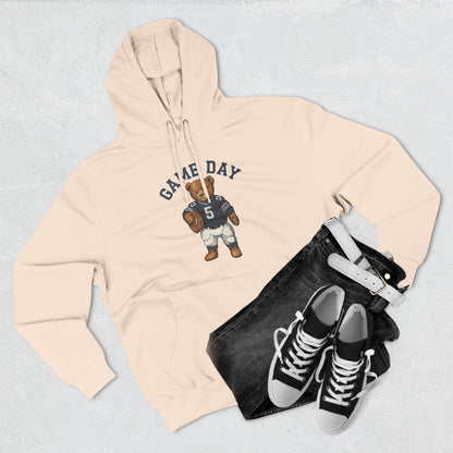 Cute Bear Game Day Football Hoodie