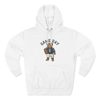 Cute Bear Game Day Football Hoodie