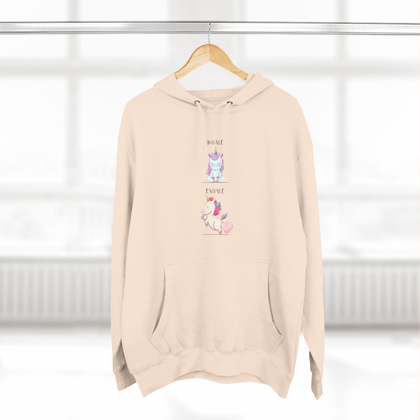 Unicorn Inhale Exhale Hoodie