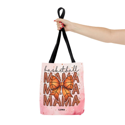 Personlized Name Sweet Basketball Mama Tote Bag