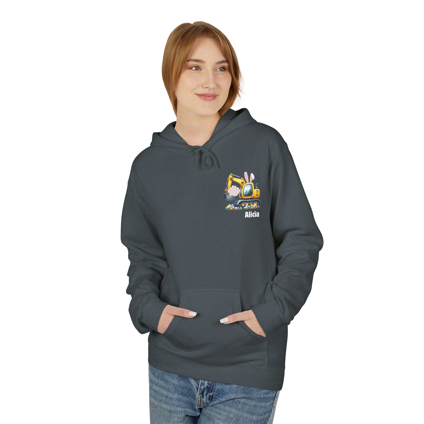 Personalized Athletic Bunny 💪🐇 Hoodie