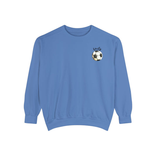 Personalised Your Name, Team Name & Number Soccer Sweatshirt