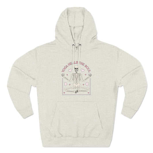 Yoga Heals the Soul Skeleton Hoodie