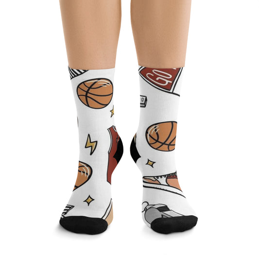 Basketball Go White Socks