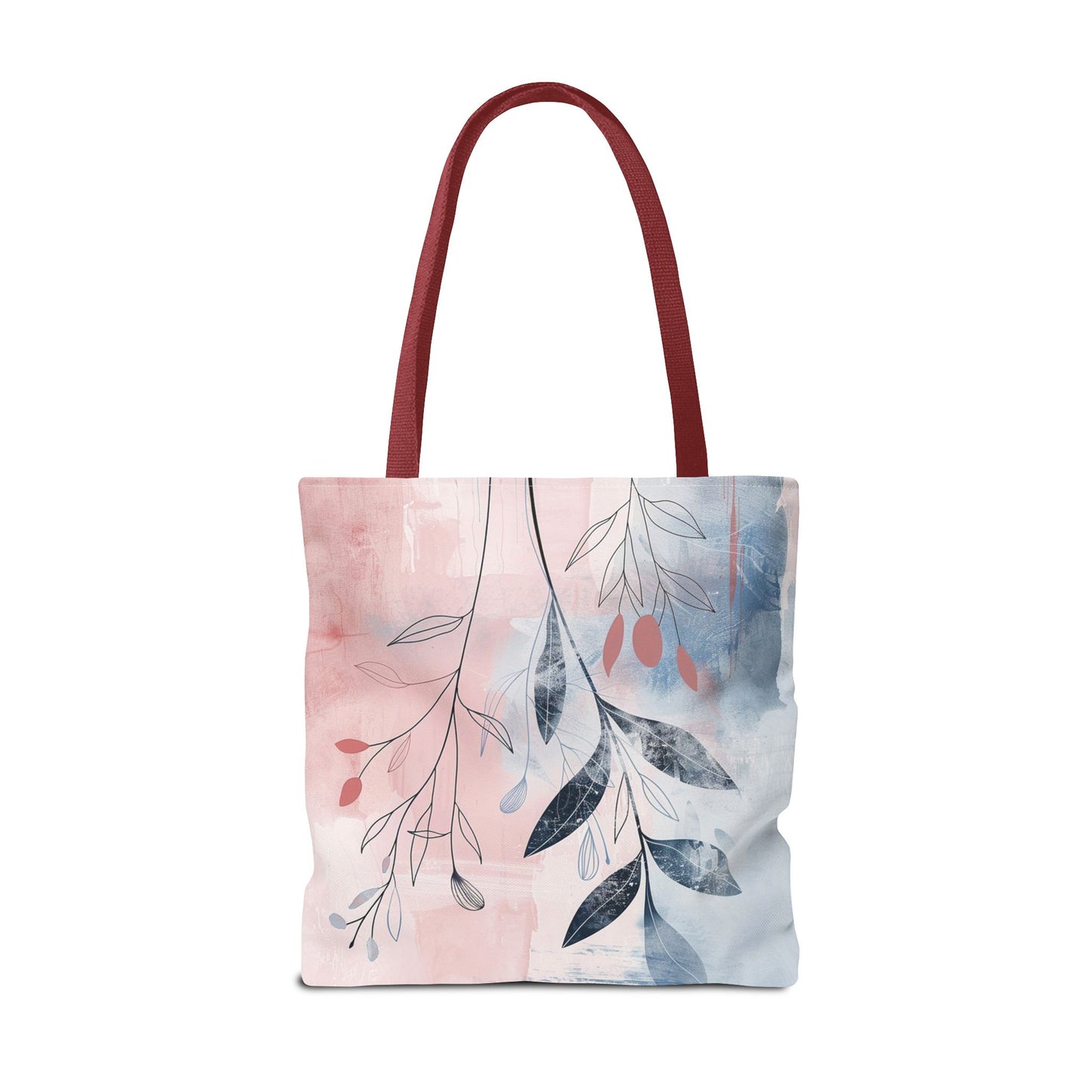 Personlized Name Number Football Pink Florist ToteBag