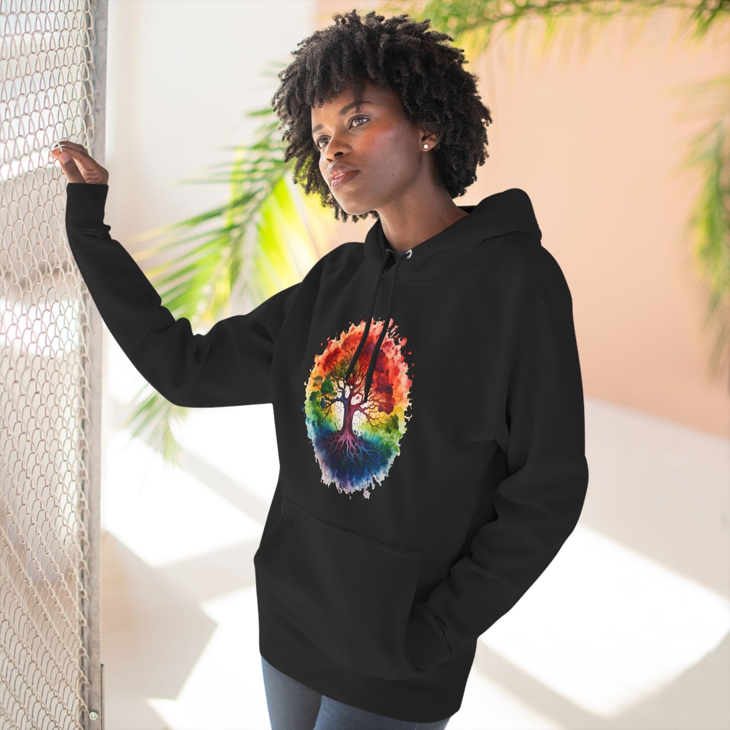 Color Oak Tree Hoodie