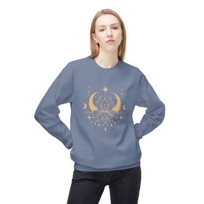 Mandala Lotus and Moon Hoodie