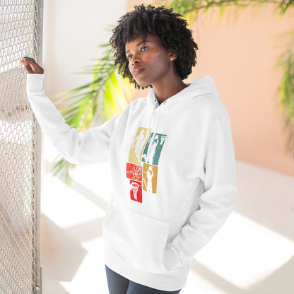 Retro Anime Basketball Vibes Hoodie