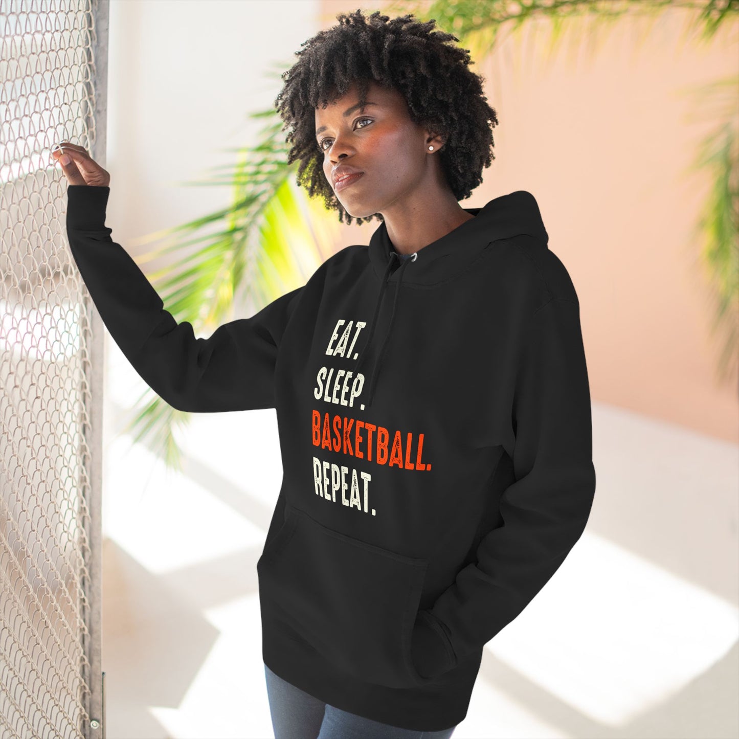 Eat Sleep Basketball Repeat Hoodie