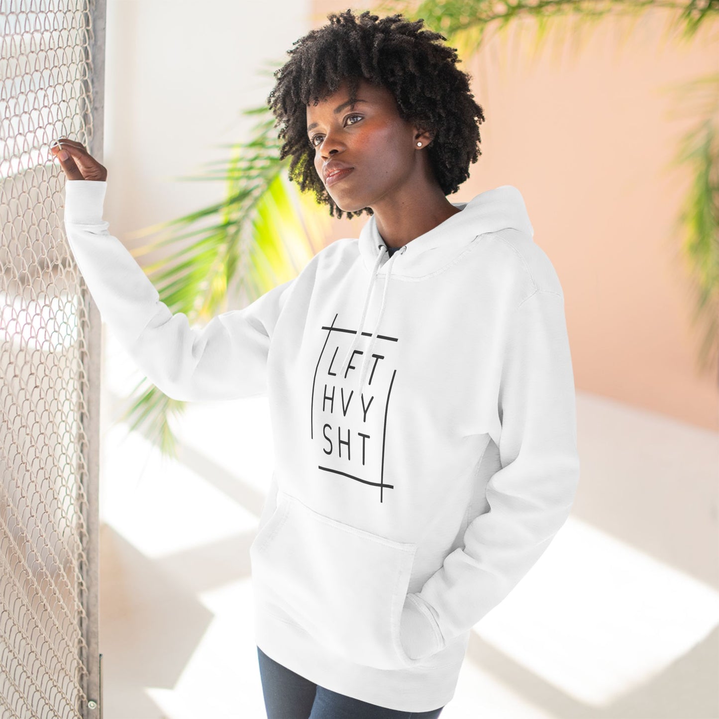 LFT HVY SHT Funny Workout Hoodie