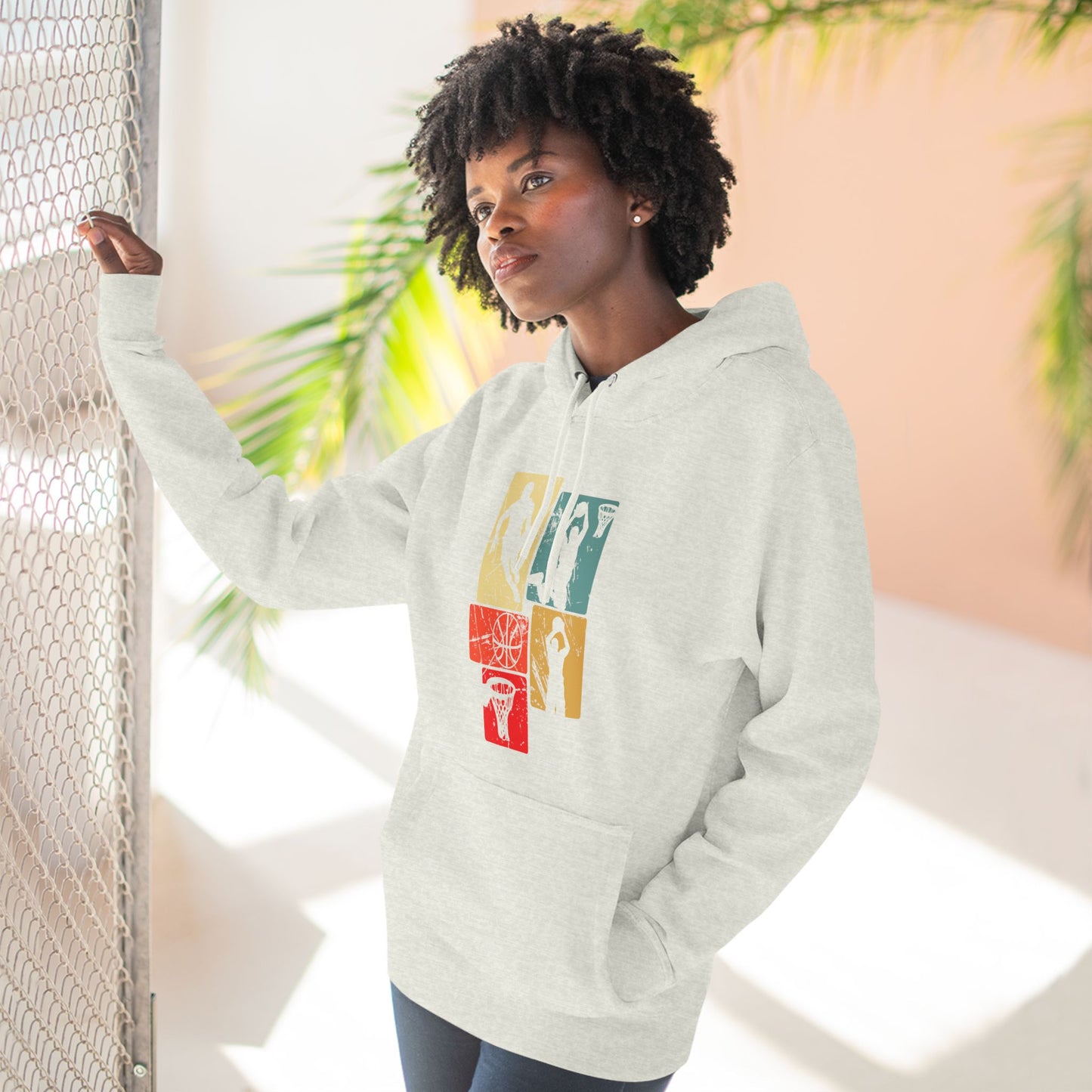 Retro Anime Basketball Vibes Hoodie