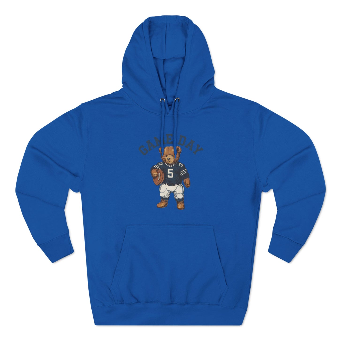 Cute Bear Game Day Football Hoodie