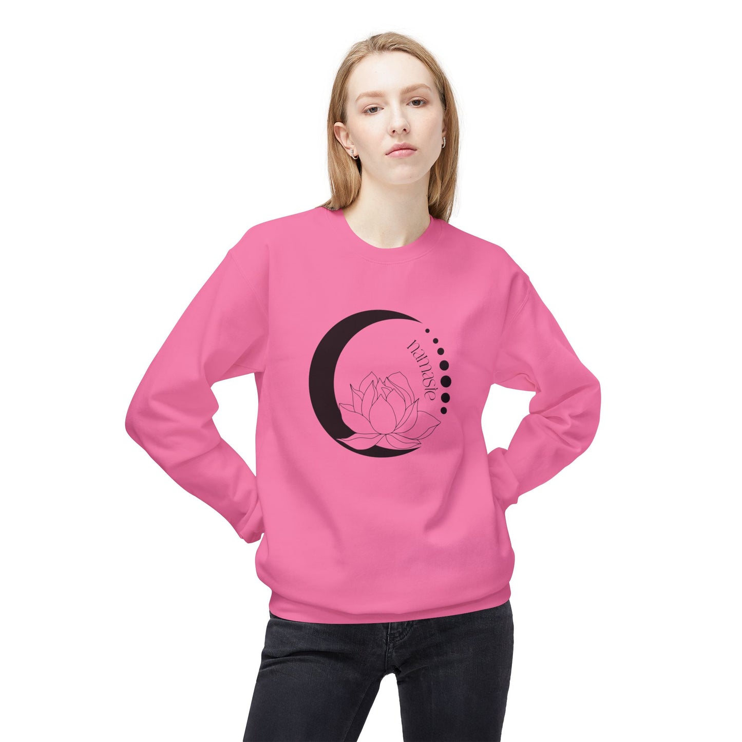 Namaste, Lotus, and Moon Sweatshirt