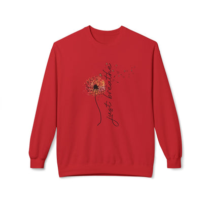 Just Breathe Dandelions Sweatshirt