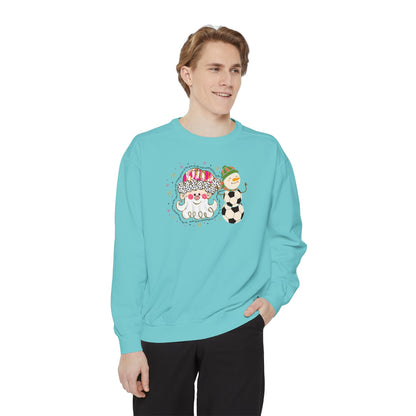 Santa and Snowman Sweatshirt