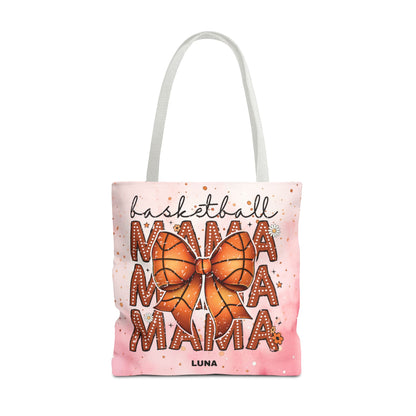 Personlized Name Sweet Basketball Mama Tote Bag