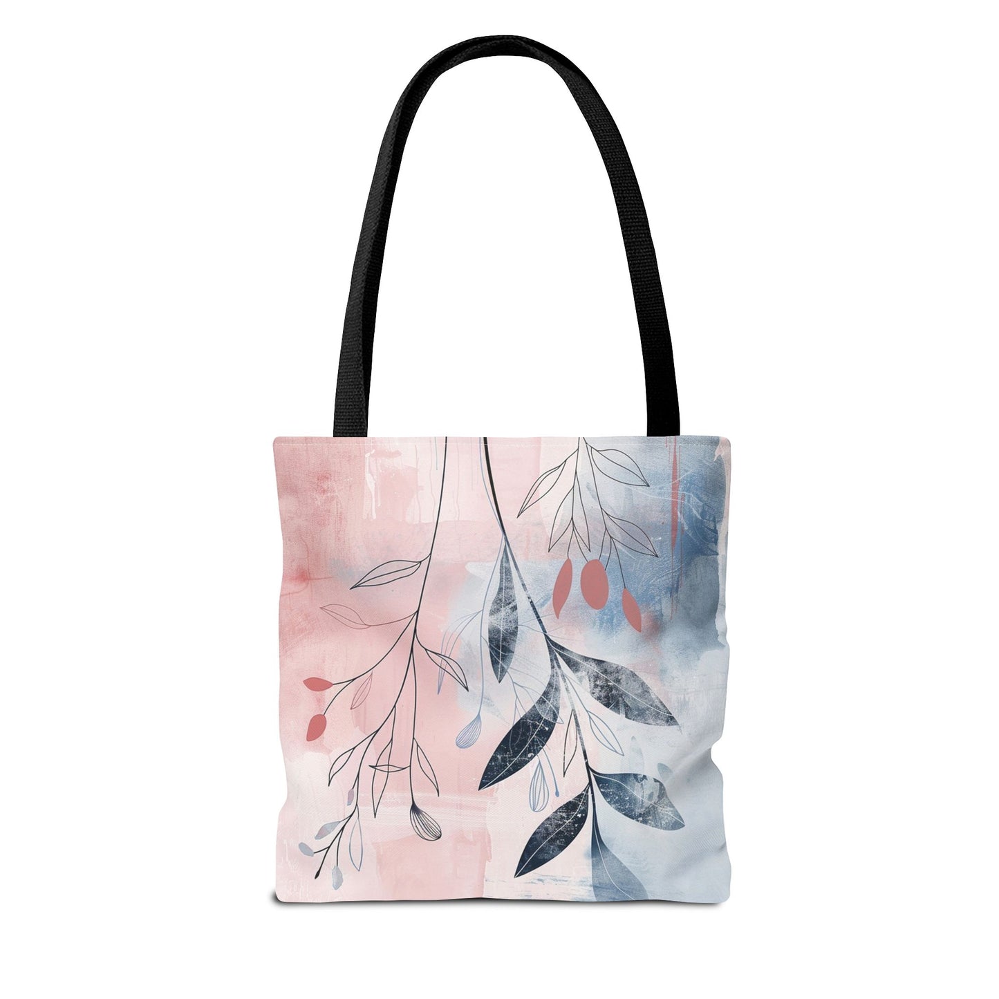 Personlized Name Number Football Pink Florist ToteBag