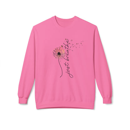 Just Breathe Dandelions Sweatshirt